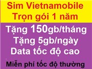 Vietnamobile gói 1 năm